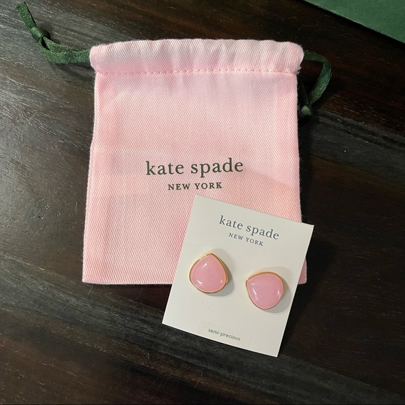 NWT Kate Spade pearl drops, pink